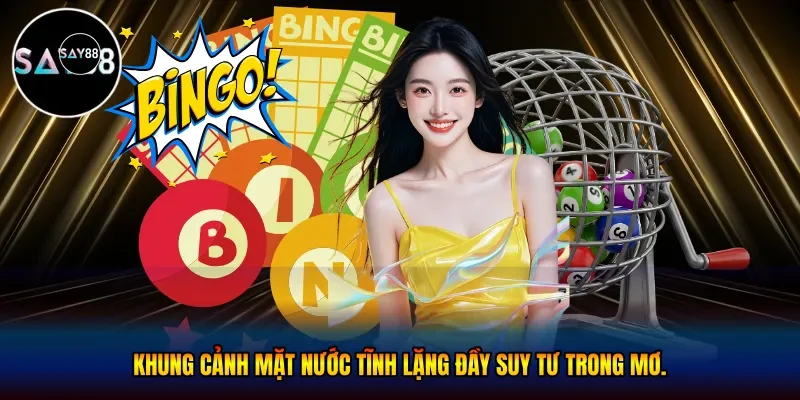 Khung cảnh mặt nước tĩnh lặng đầy suy tư trong mơ
