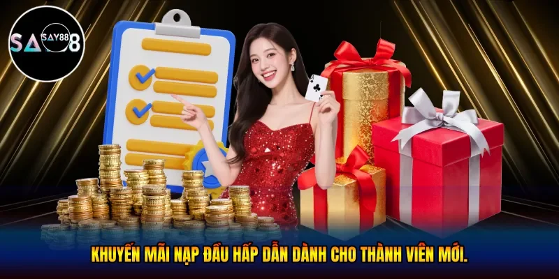  Khuyến mãi nạp đầu hấp dẫn dành cho thành viên mới